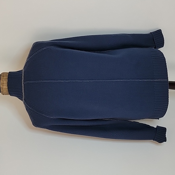 Metropolitan View Cashmere Mock Neck Full Zip Sweater szM BinW - Picture 3 of 8